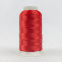 Load image into Gallery viewer, WonderFil Polyfast polyester sewing thread spool p1091 satin red