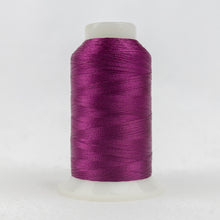 Load image into Gallery viewer, WonderFil Polyfast polyester sewing thread spool p1095 deep burgundy