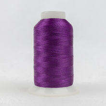 Load image into Gallery viewer, WonderFil Polyfast polyester sewing thread spool p1096 bright mulberry