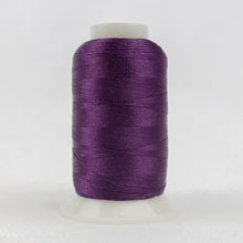 Load image into Gallery viewer, WonderFil Polyfast polyester sewing thread spool p1098 dark mulberry