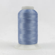 Load image into Gallery viewer, WonderFil Polyfast polyester sewing thread spool p2102 light denim
