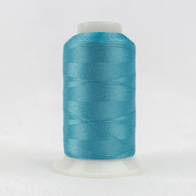 Load image into Gallery viewer, WonderFil Polyfast polyester sewing thread spool p2107 lake blue