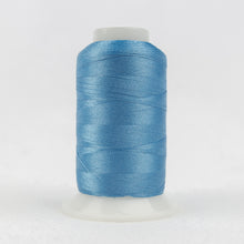 Load image into Gallery viewer, WonderFil Polyfast polyester sewing thread spool p2109 ocean blue