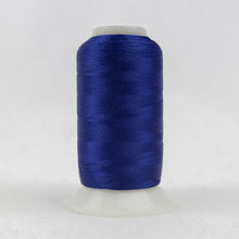 Load image into Gallery viewer, WonderFil Polyfast polyester sewing thread spool p2114 dark royal blue