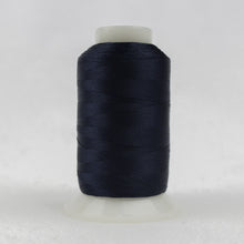 Load image into Gallery viewer, WonderFil Polyfast polyester sewing thread spool p2118 midnight navy
