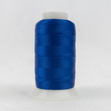 Load image into Gallery viewer, WonderFil Polyfast polyester sewing thread spool p2133 bright blue
