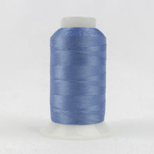 Load image into Gallery viewer, WonderFil Polyfast polyester sewing thread spool p2166 blue jazz
