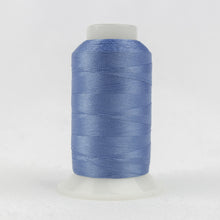 Load image into Gallery viewer, WonderFil Polyfast polyester sewing thread spool p2166 blue jazz