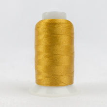 Load image into Gallery viewer, WonderFil Polyfast polyester sewing thread spool p3238 dark gold