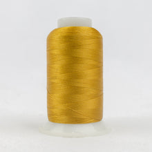 Load image into Gallery viewer, WonderFil Polyfast polyester sewing thread spool p3259 bright gold
