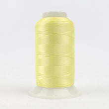 Load image into Gallery viewer, WonderFil Polyfast polyester sewing thread spool p3260 light lemon