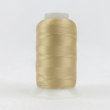 Load image into Gallery viewer, WonderFil Polyfast polyester sewing thread spool p3272 medium tan