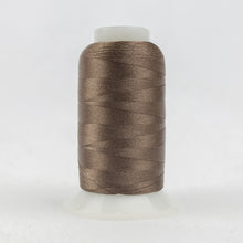 Load image into Gallery viewer, WonderFil Polyfast polyester sewing thread spool p4328 lasting cocoa