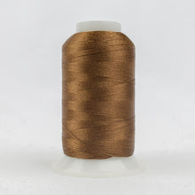 Load image into Gallery viewer, WonderFil Polyfast polyester sewing thread spool p4330 coffee shine