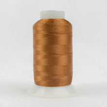 Load image into Gallery viewer, WonderFil Polyfast polyester sewing thread spool p4348 golden rust