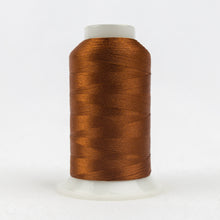 Load image into Gallery viewer, WonderFil Polyfast polyester sewing thread spool p4352 dark rust
