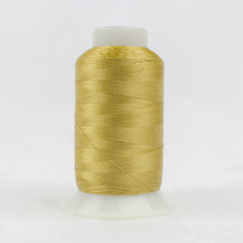 Load image into Gallery viewer, WonderFil Polyfast polyester sewing thread spool p4360 brass