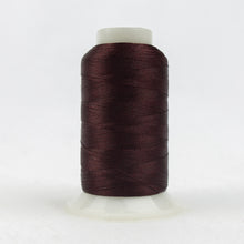 Load image into Gallery viewer, WonderFil Polyfast polyester sewing thread spool p4375 evening brandy