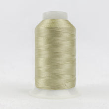 Load image into Gallery viewer, WonderFil Polyfast polyester sewing thread spool p5383 spun gold