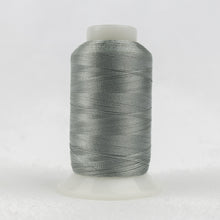 Load image into Gallery viewer, WonderFil Polyfast polyester sewing thread spool p5389 pearl grey