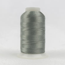 Load image into Gallery viewer, WonderFil Polyfast polyester sewing thread spool p5390 steel grey