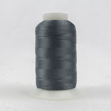 Load image into Gallery viewer, WonderFil Polyfast polyester sewing thread spool p5395 pewter
