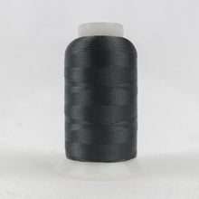 Load image into Gallery viewer, WonderFil Polyfast polyester sewing thread spool p5399 grey pewter