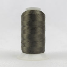 Load image into Gallery viewer, WonderFil Polyfast polyester sewing thread spool p5452 frosted silver