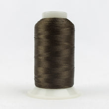 Load image into Gallery viewer, WonderFil Polyfast polyester sewing thread spool p5453 chocolate brown
