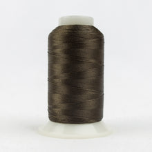 Load image into Gallery viewer, WonderFil Polyfast polyester sewing thread spool p5453 chocolate brown