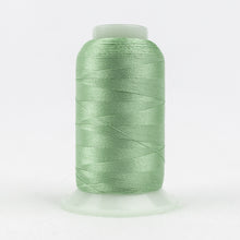 Load image into Gallery viewer, WonderFil Polyfast polyester sewing thread spool p6485 mint green