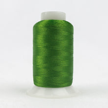 Load image into Gallery viewer, WonderFil Polyfast polyester sewing thread spool p6487 bright green