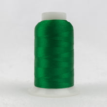 Load image into Gallery viewer, WonderFil Polyfast polyester sewing thread spool p6489 kelly green