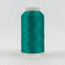 Load image into Gallery viewer, WonderFil Polyfast polyester sewing thread spool p6493 turquoise
