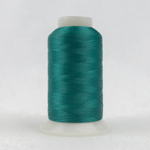 Load image into Gallery viewer, WonderFil Polyfast polyester sewing thread spool p6494 exotic green