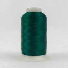 Load image into Gallery viewer, WonderFil Polyfast polyester sewing thread spool p6514 forest green