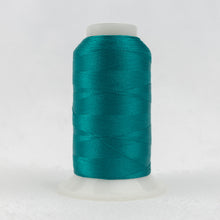 Load image into Gallery viewer, WonderFil Polyfast polyester sewing thread spool p6543 pacific blue