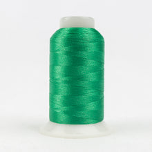 Load image into Gallery viewer, WonderFil Polyfast polyester sewing thread spool p6573 ice green