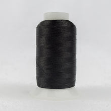 Load image into Gallery viewer, WonderFil Polyfast polyester sewing thread spool p6581 black
