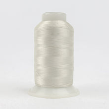 Load image into Gallery viewer, WonderFil Polyfast polyester sewing thread spool p6582 frosty white