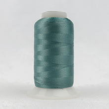 Load image into Gallery viewer, WonderFil Polyfast polyester sewing thread spool p6598 snow blue
