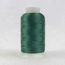 Load image into Gallery viewer, WonderFil Polyfast polyester sewing thread spool p6599 winter green