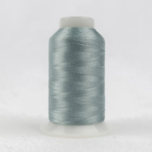 Load image into Gallery viewer, WonderFil Polyfast polyester sewing thread spool p9779 smoke blue