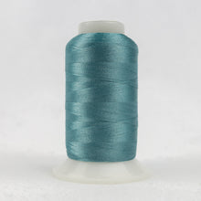 Load image into Gallery viewer, WonderFil Polyfast polyester sewing thread spool p9782 cameo blue
