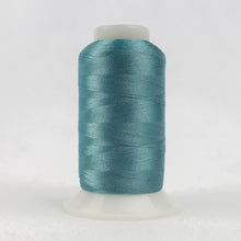 Load image into Gallery viewer, WonderFil Polyfast polyester sewing thread spool p9782 cameo blue