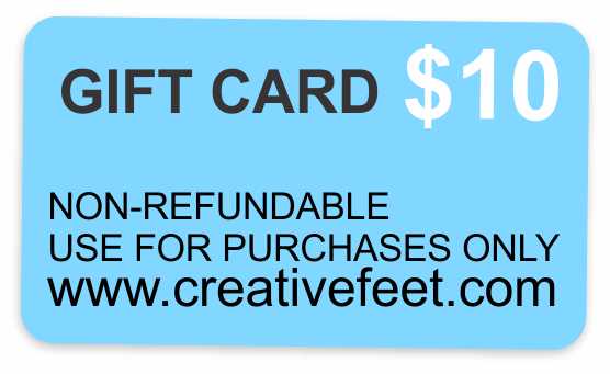 Creative Feet Gift Cards