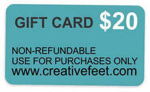 Load image into Gallery viewer, Creative Feet Gift Cards
