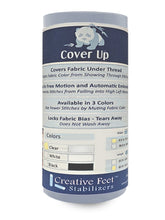 Load image into Gallery viewer, Cover Up Stabilizer Sewing Embroidery Clear 6in x 60ft Roll
