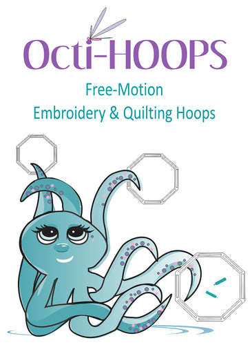 Creative Feet Octi-Hoops free motion embroidery hoops