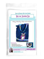 Wise owl shopping bag pattern in packaging